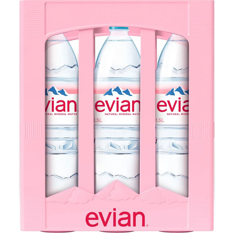 Evian Naturelle PET 6x 1,5 Liter (EINWEG)