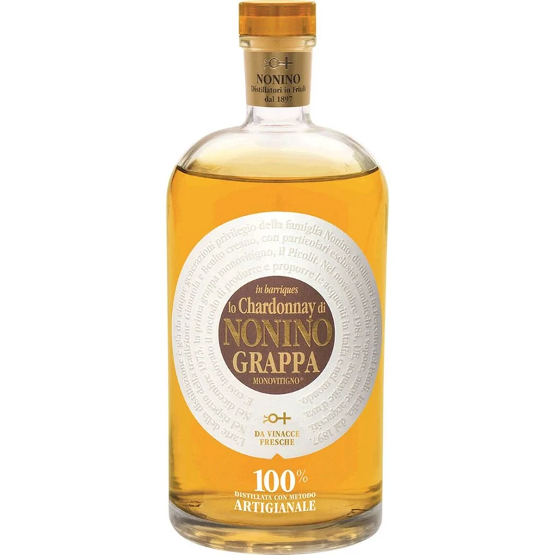 Grappa Nonino Lo Chardonnay Monovitigno 41% 0,7 Liter