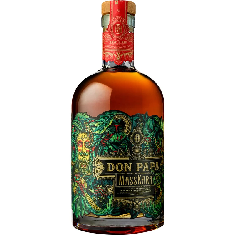 Don Papa Masskara Rum 40% 0,7 Liter
