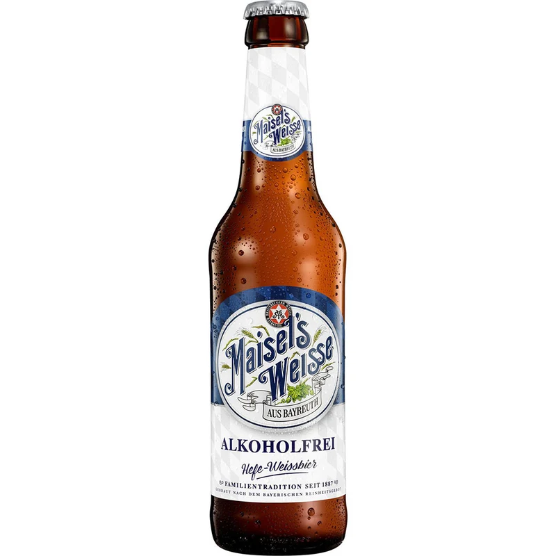 Maisel's Weisse Hefe-Weißbier Alkoholfrei 20x 0,5 Liter (MEHRWEG)