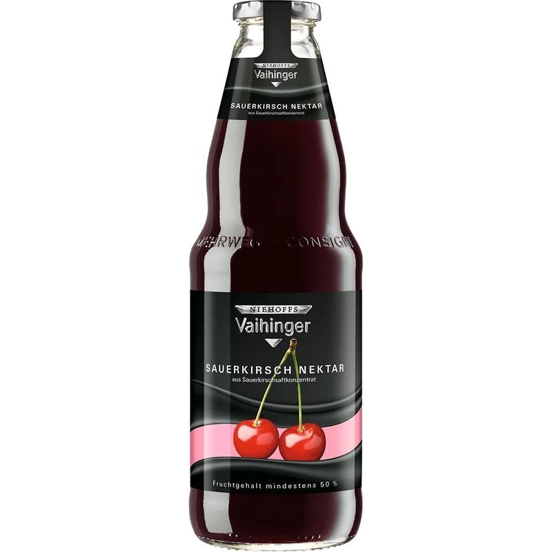 Vaihinger Sauerkirsch Nektar 6x 1 Liter (MEHRWEG)