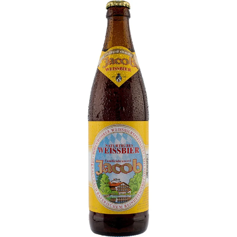 Jacob Naturtrübes Weißbier 20x 0,5 Liter (MEHRWEG)