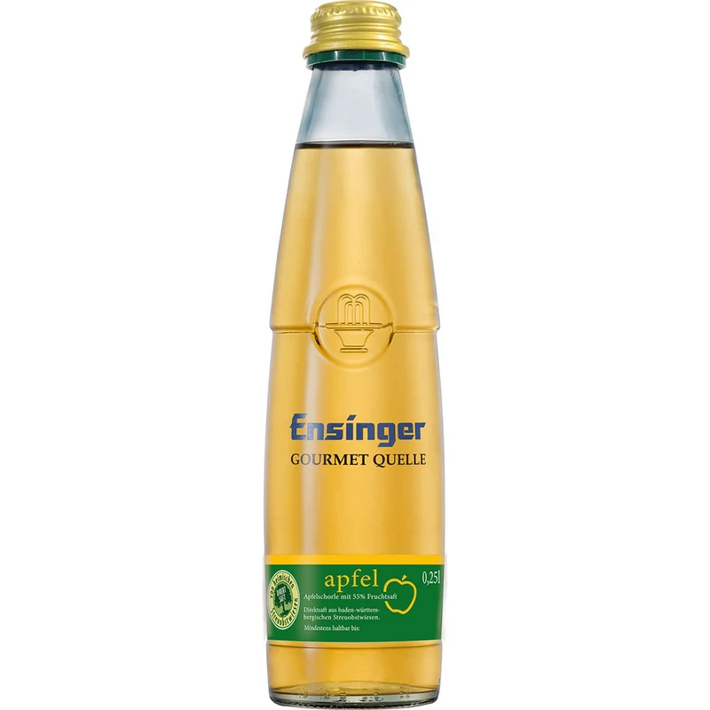 Ensinger Gourmet Apfelschorle 24x 0,25 Liter (MEHRWEG)