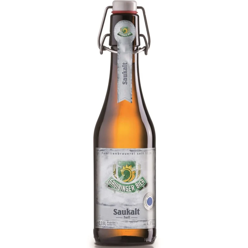 Gruibinger Saukalt Bügel 20x 0,33 Liter (MEHRWEG)
