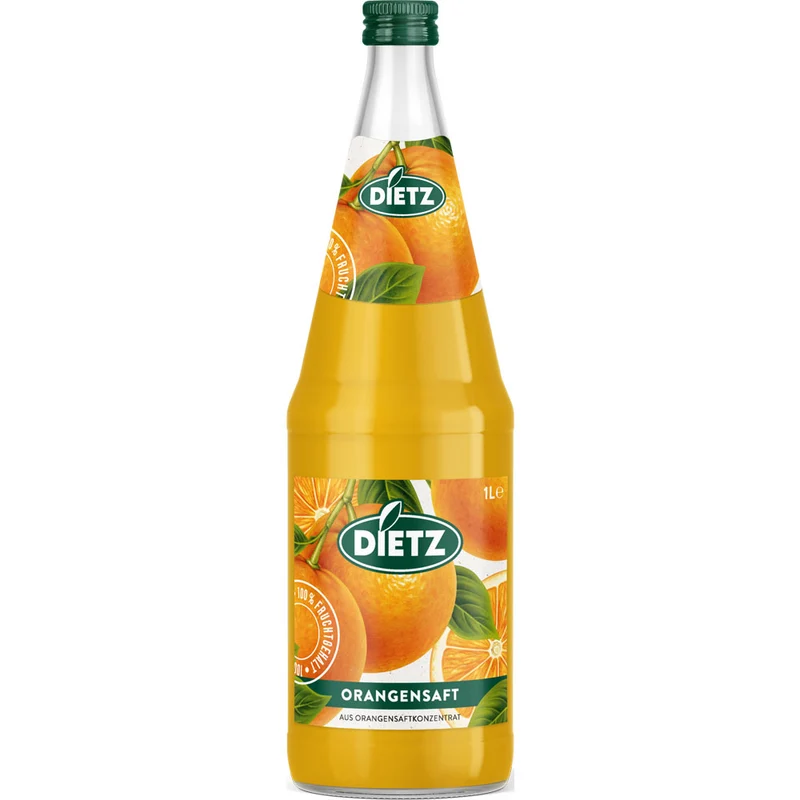 Dietz Orangensaft 6x 1 Liter (MEHRWEG)