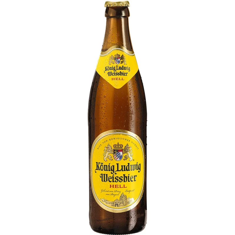 König Ludwig Weißbier Hefe Hell 20x 0,5 Liter (MEHRWEG)