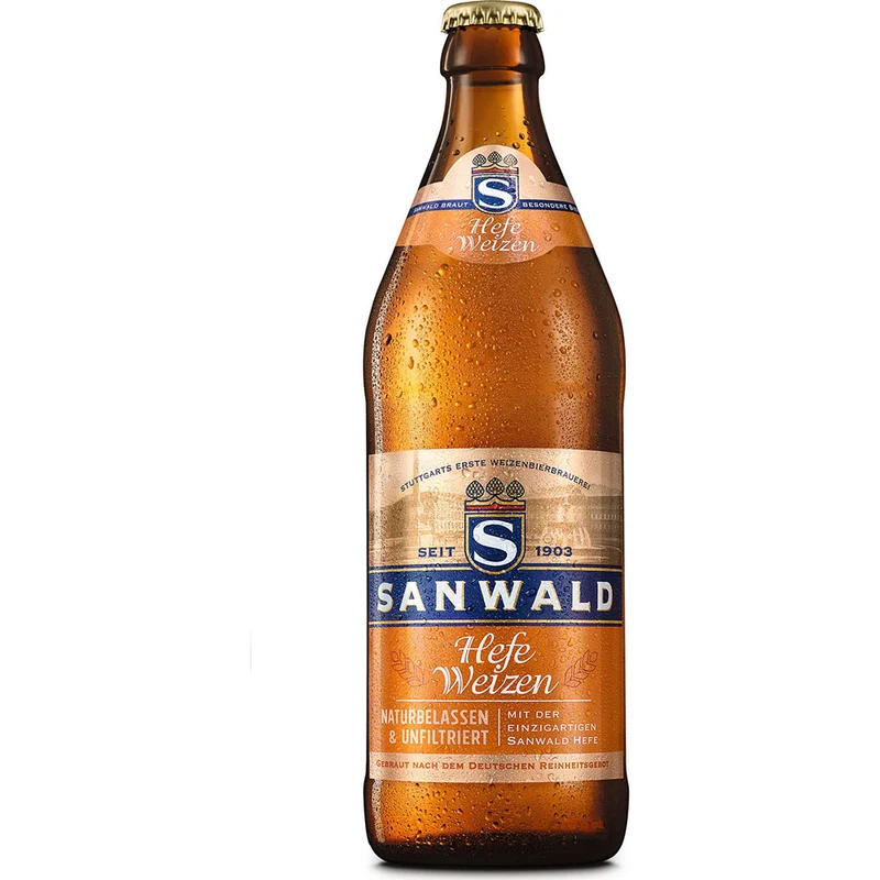 Sanwald Hefe-Weizen Hell 20x 0,5 Liter (MEHRWEG)
