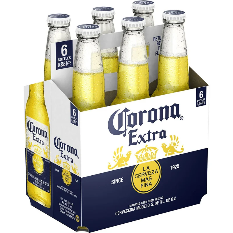 Corona Extra 4x6er 24x 0,355 Liter (MEHRWEG)