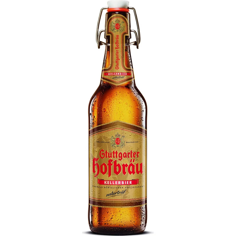 Stuttgarter Hofbräu Kellerbier Bügel 20x 0,5 Liter (MEHRWEG)