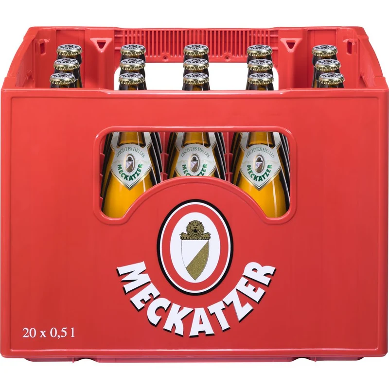 Meckatzer Leichtes Helles 20x 0,5 Liter (MEHRWEG)