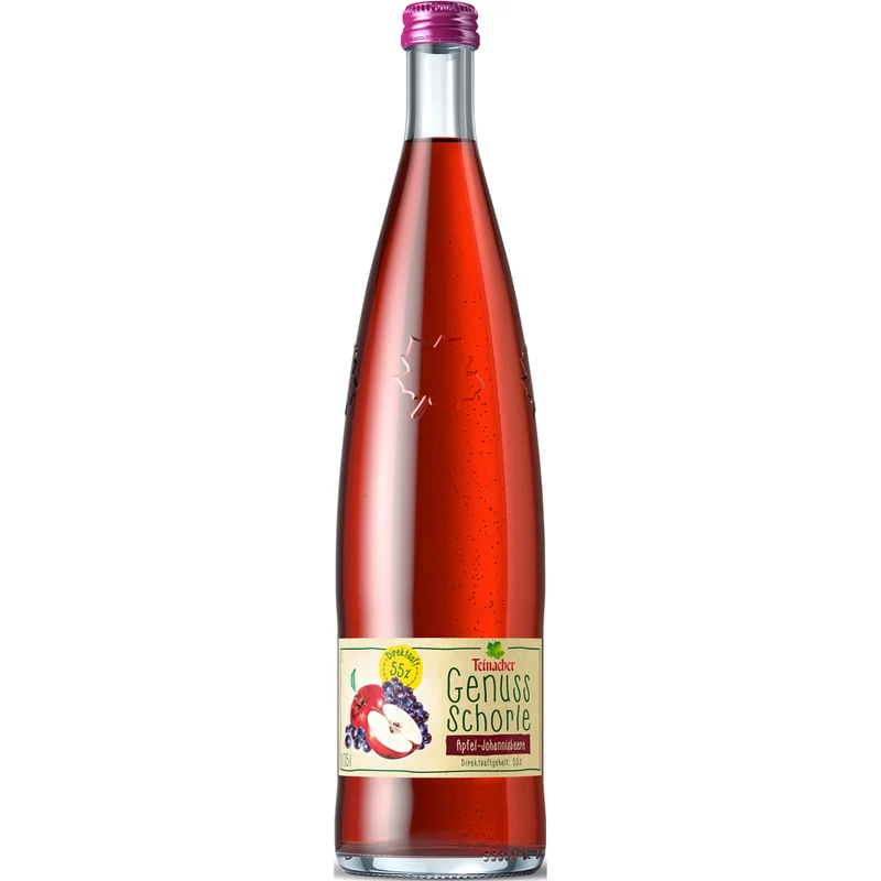 Teinacher Genuss-Schorle Apfel-Johannisbeere 12x 0,75 Liter (MEHRWEG)