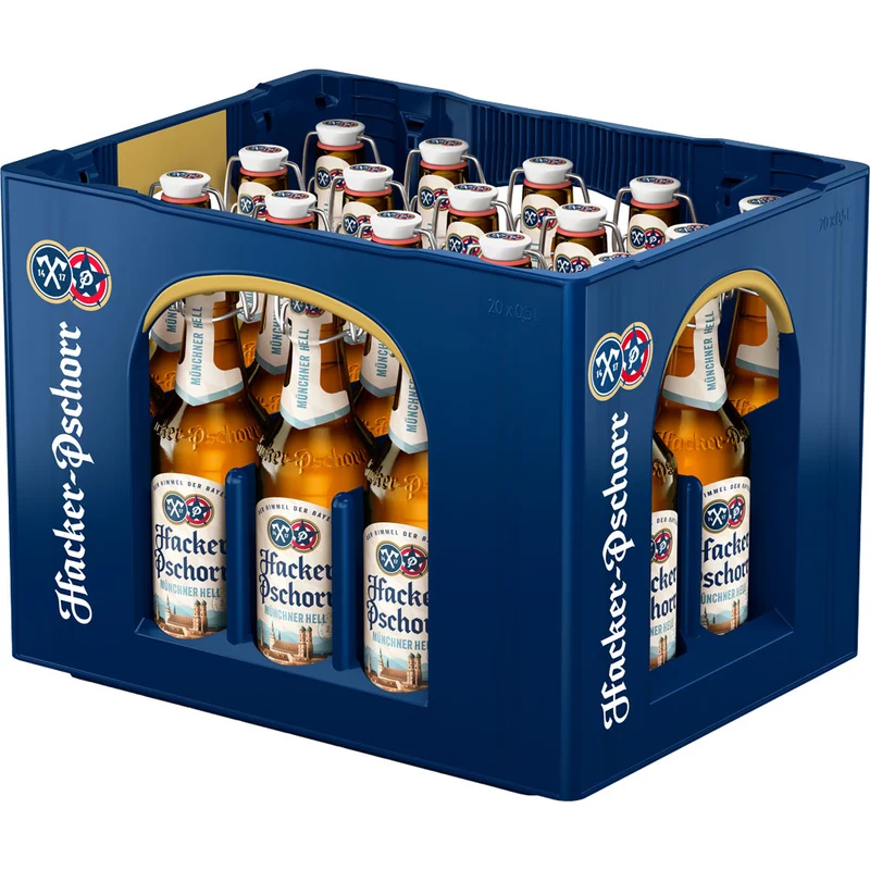 Hacker-Pschorr Hefe Weiße Bügel 20x 0,5 Liter (MEHRWEG)