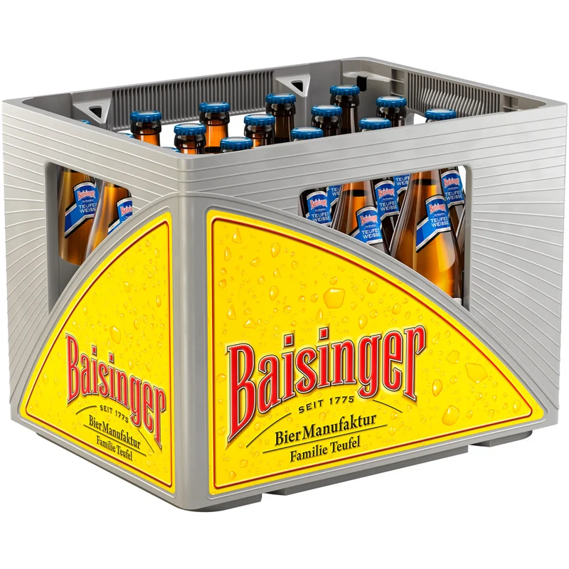 Baisinger Teufels Weiße Kristall 20x 0,5 Liter (MEHRWEG)