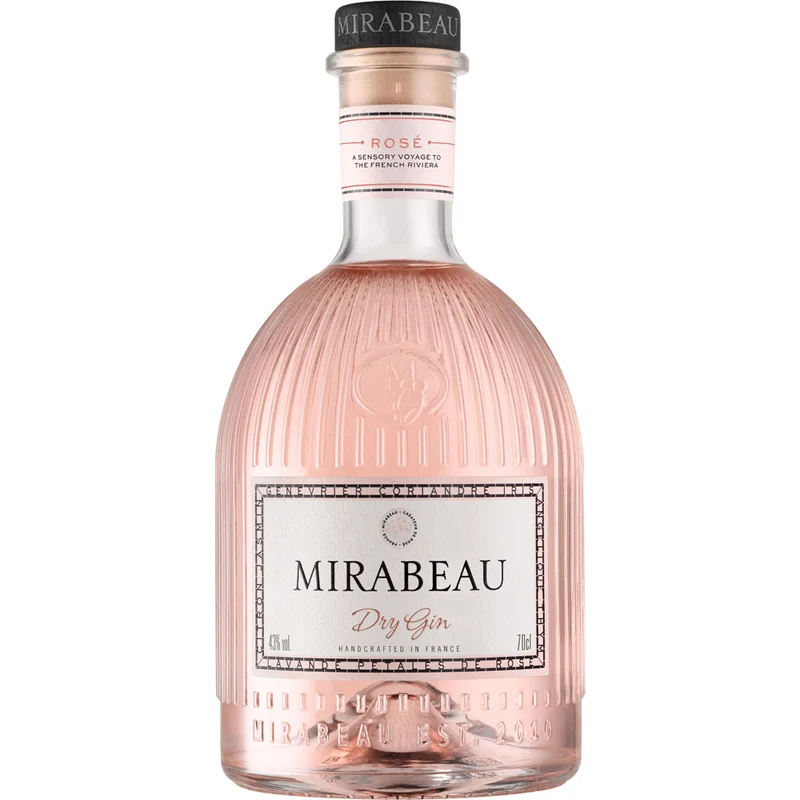 Mirabeau Dry Rosé Dry Gin 43% 0,7 Liter