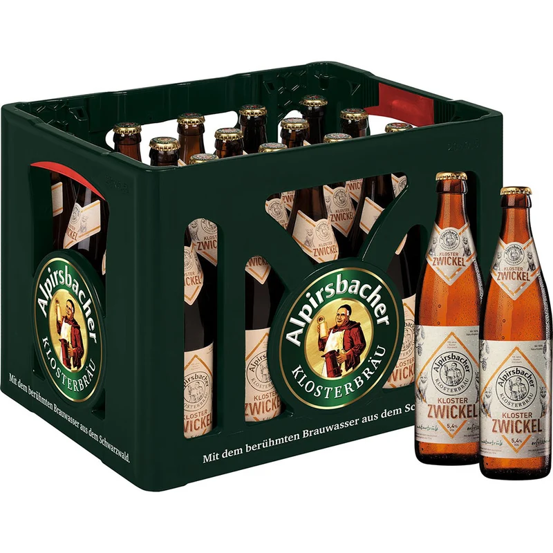 Alpirsbacher Kloster-Zwickel Naturtrüb 20x 0,5 Liter (MEHRWEG)