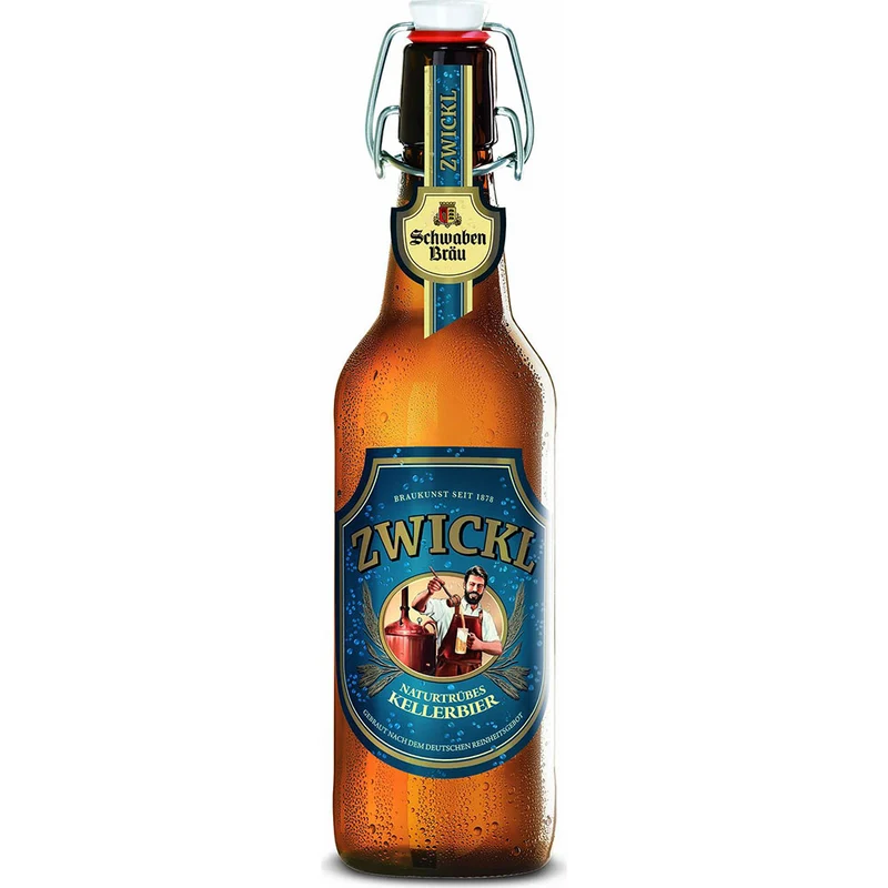 Schwabenbräu Zwickl Kellerbier trüb Bügel 20x 0,5 Liter (MEHRWEG)