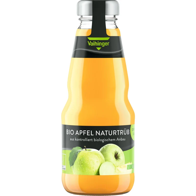 Vaihinger Bio Apfelsaft Naturtrüb 24x 0,2 Liter (MEHRWEG)