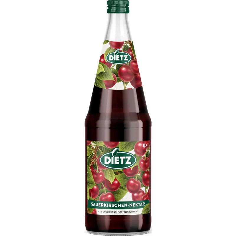 Dietz Sauerkirsch-Nektar 6x 1 Liter (MEHRWEG)