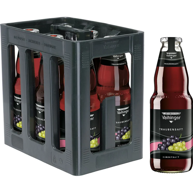Vaihinger Rote Traube 6x 1 Liter (MEHRWEG)