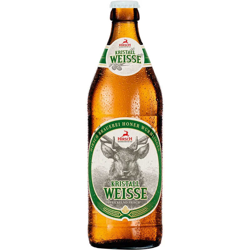 Hirsch Kristall Weisse 20x 0,5 Liter (MEHRWEG)