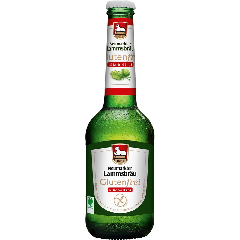 Lammsbräu Glutenfrei Alkoholfrei BIO 10x 0,33 Liter (MEHRWEG)