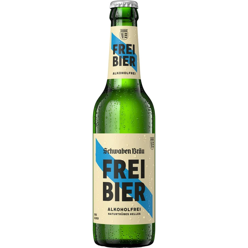 Schwaben Bräu Freibier alkoholfrei 24x 0,33 Liter (MEHRWEG)