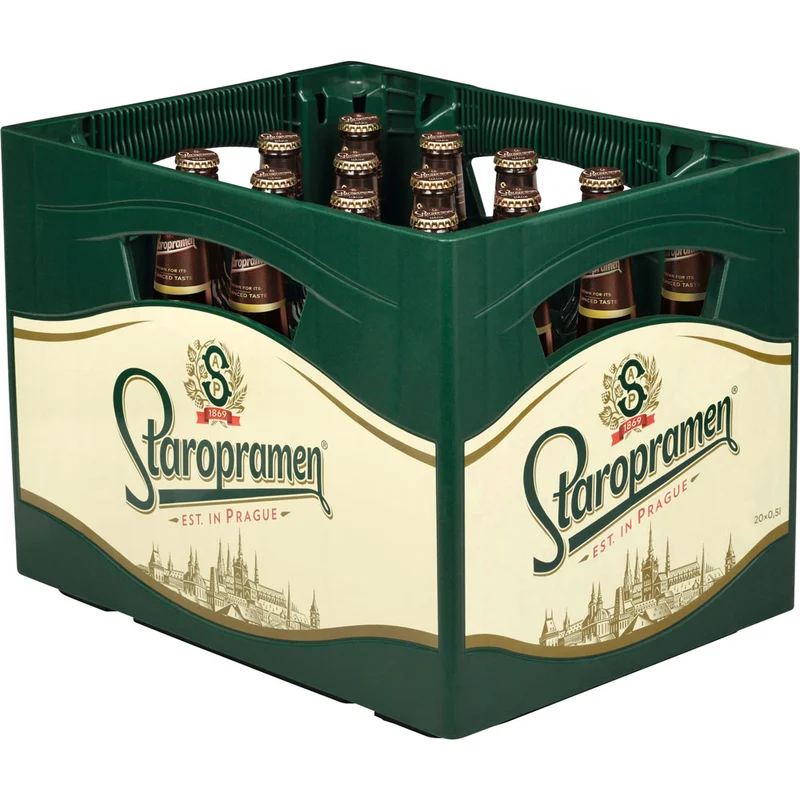 Staropramen Dark Lager 20x 0,5 Liter (MEHRWEG)