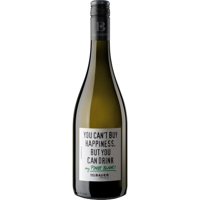 Emil Bauer You can't buy Happiness. But you can drink my Pinot Blanc trocken 2024