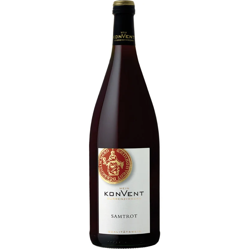 Weinkonvent Dürrenzimmern Samtrot 12x 1 Liter (MEHRWEG)