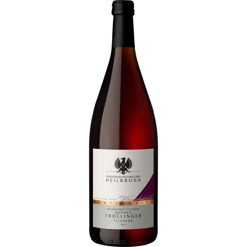 Genossenschaftskellerei Heilbronn Heilbronner Stiftsberg Edition S Trollinger QbA feinherb 12x 1 Liter (MEHRWEG)