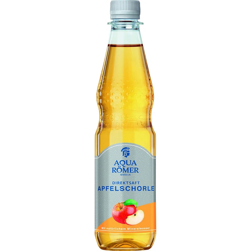 Aqua Römer Apfelschorle PET 12x 0,5 Liter (MEHRWEG)