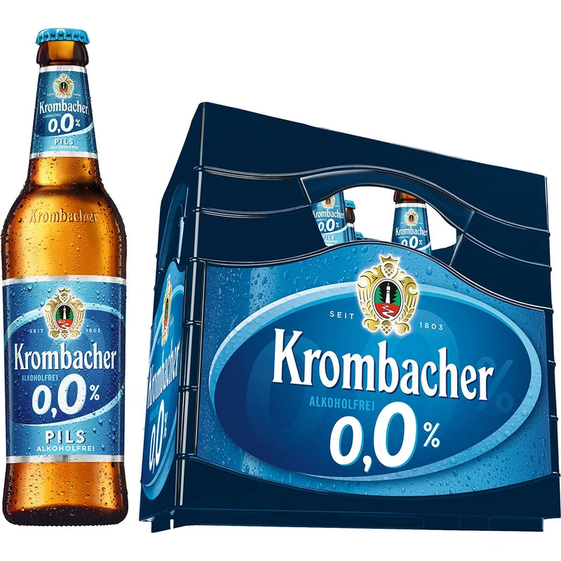 Krombacher 0,0% Pils Alkoholfrei 11x 0,5 Liter (MEHRWEG)