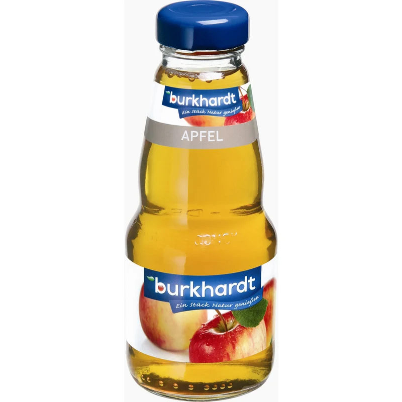 Burkhardt Apfelsaft Klar 24x 0,2 Liter (MEHRWEG)