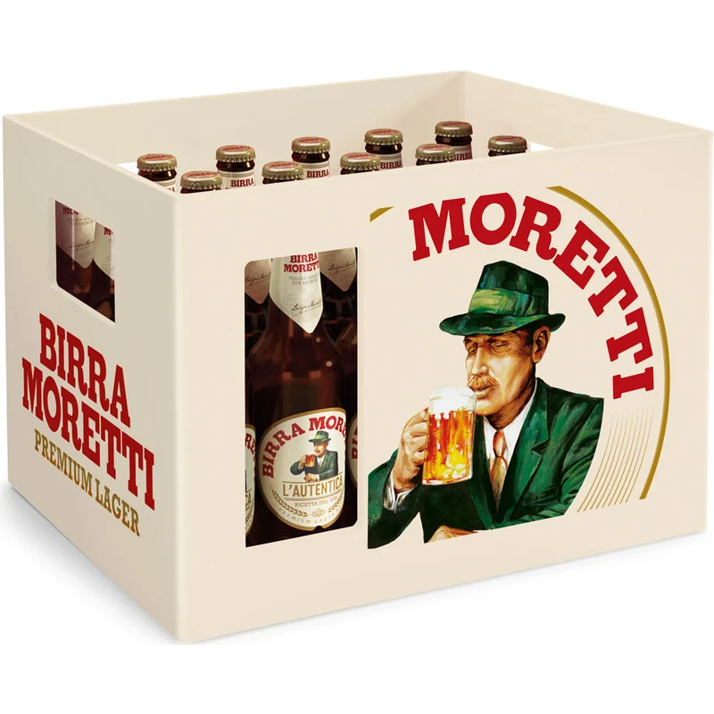 Birra Moretti 24x 0,33 Liter (MEHRWEG)