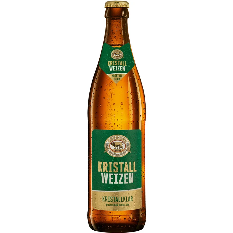 Gold Ochsen Kristallweizen 20x 0,5 Liter (MEHRWEG)
