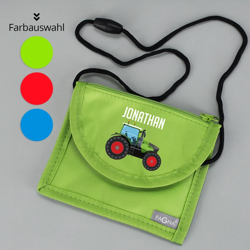 Brustbeutel - Traktor - mit Namensaufdruck