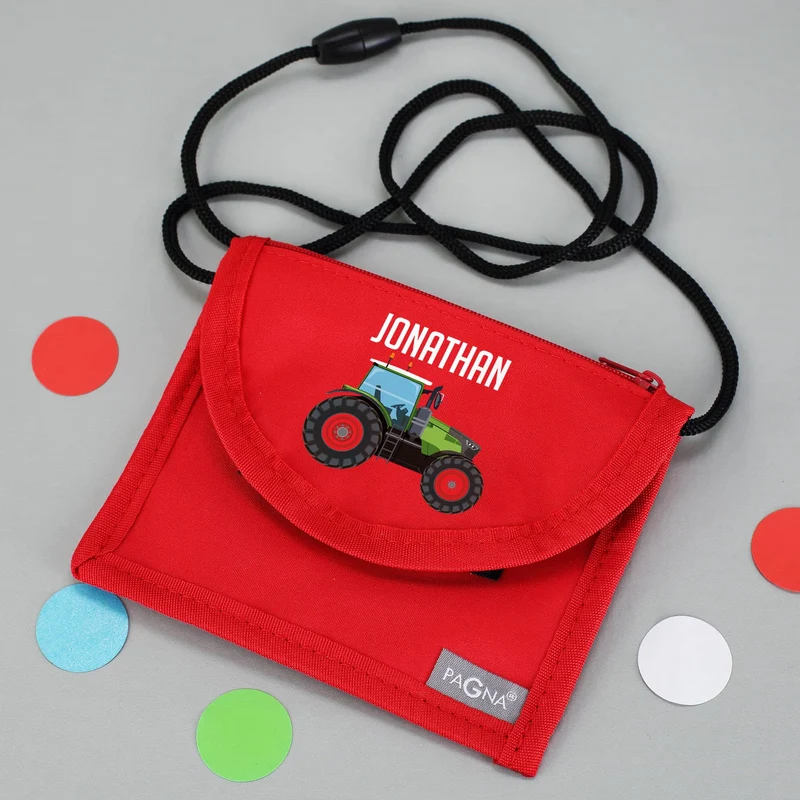 Brustbeutel - Traktor - mit Namensaufdruck