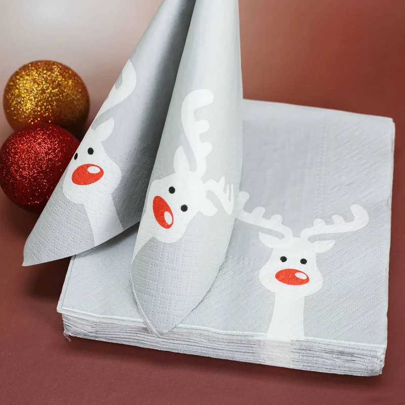 Papier Servietten Rentier