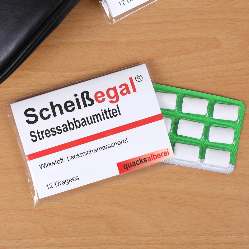 Kaugummi Stressabbaumittel - Scheißegal