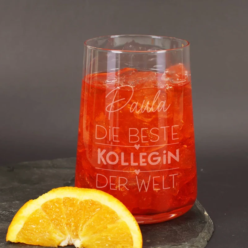 Trinkglas für die beste Freundin, Kollegin oder Schwester der Welt