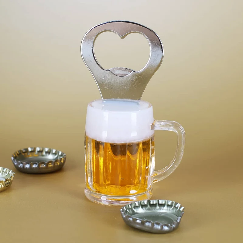 Magnetischer Flaschenöffner in Form eines Bierkrugs