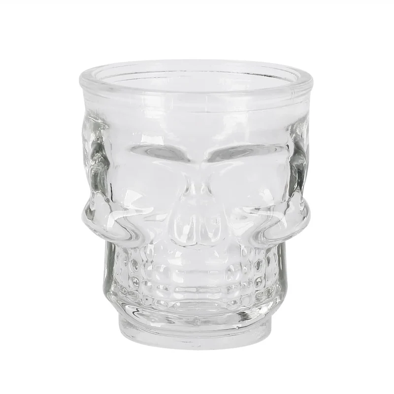 Shooter Schnaps-Glas 50 ml im Totenkopfdesign