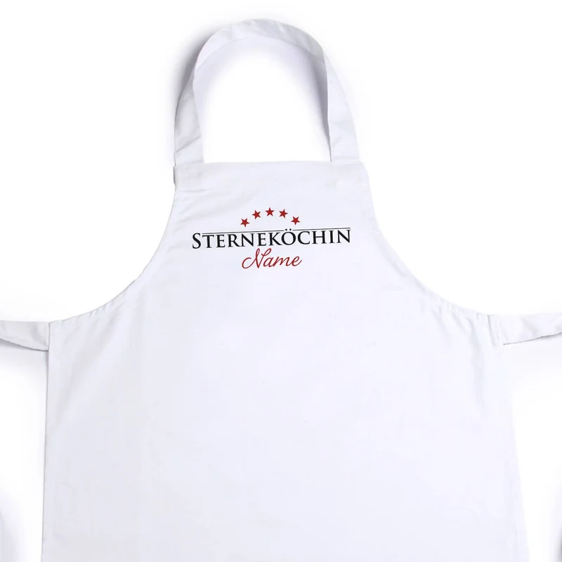 Persönliche Schürze für die Sterneköchin