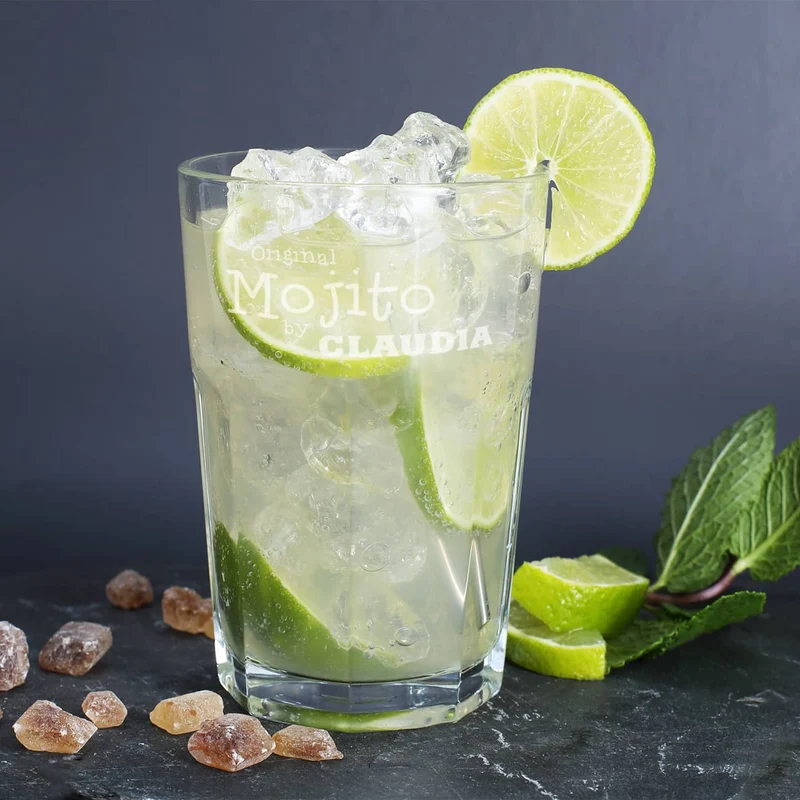 Cocktailglas Original Mojito mit Namensgravur