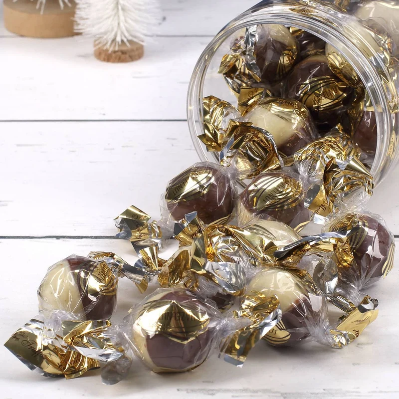 Pralinenflasche mit Fotoaufdruck im Rentier-Design