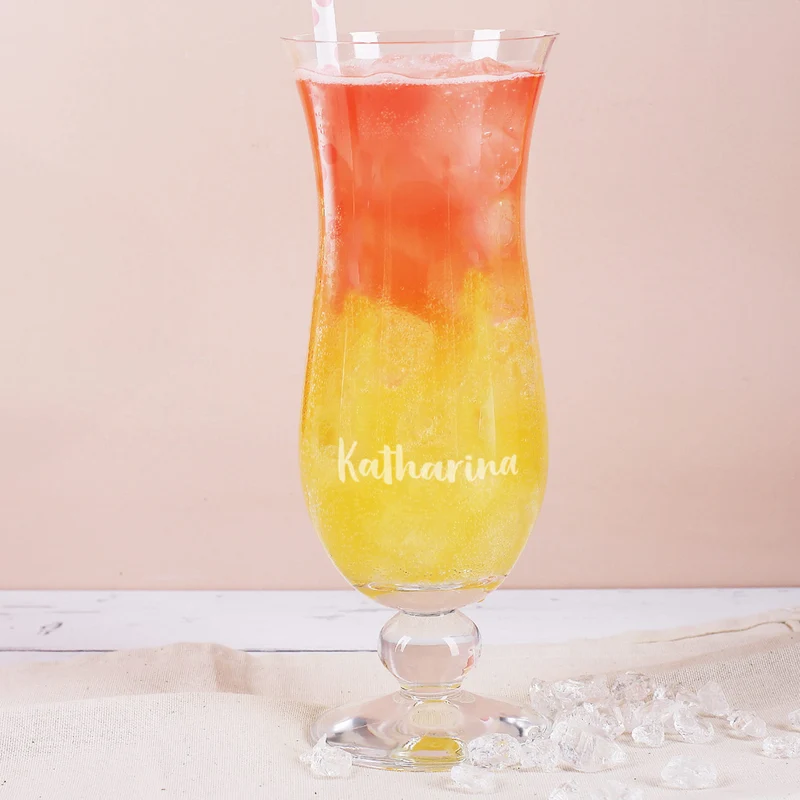 Großes Cocktailglas graviert mit Name