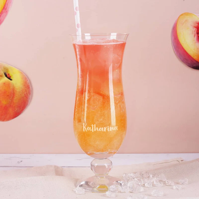 Großes Cocktailglas graviert mit Name