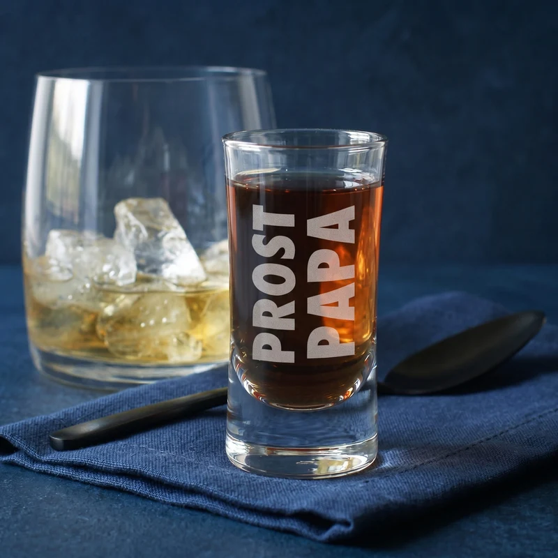 Schnapsglas graviert mit Prost und Name