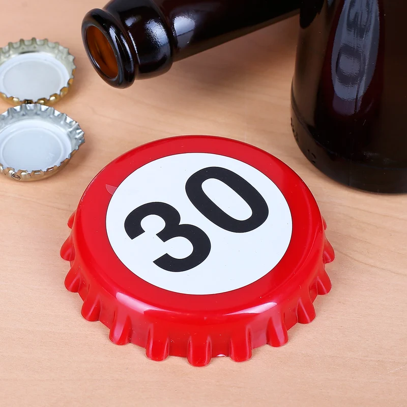 Flaschenöffner zum 30. Geburtstag im Kronkorken-Look