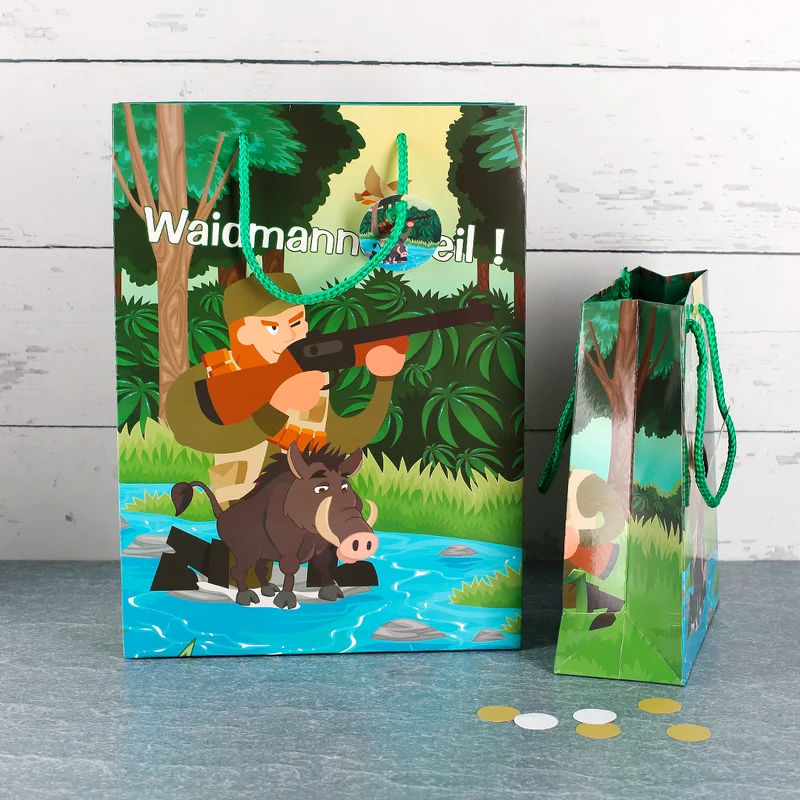 2er Set Geschenktasche für Jäger